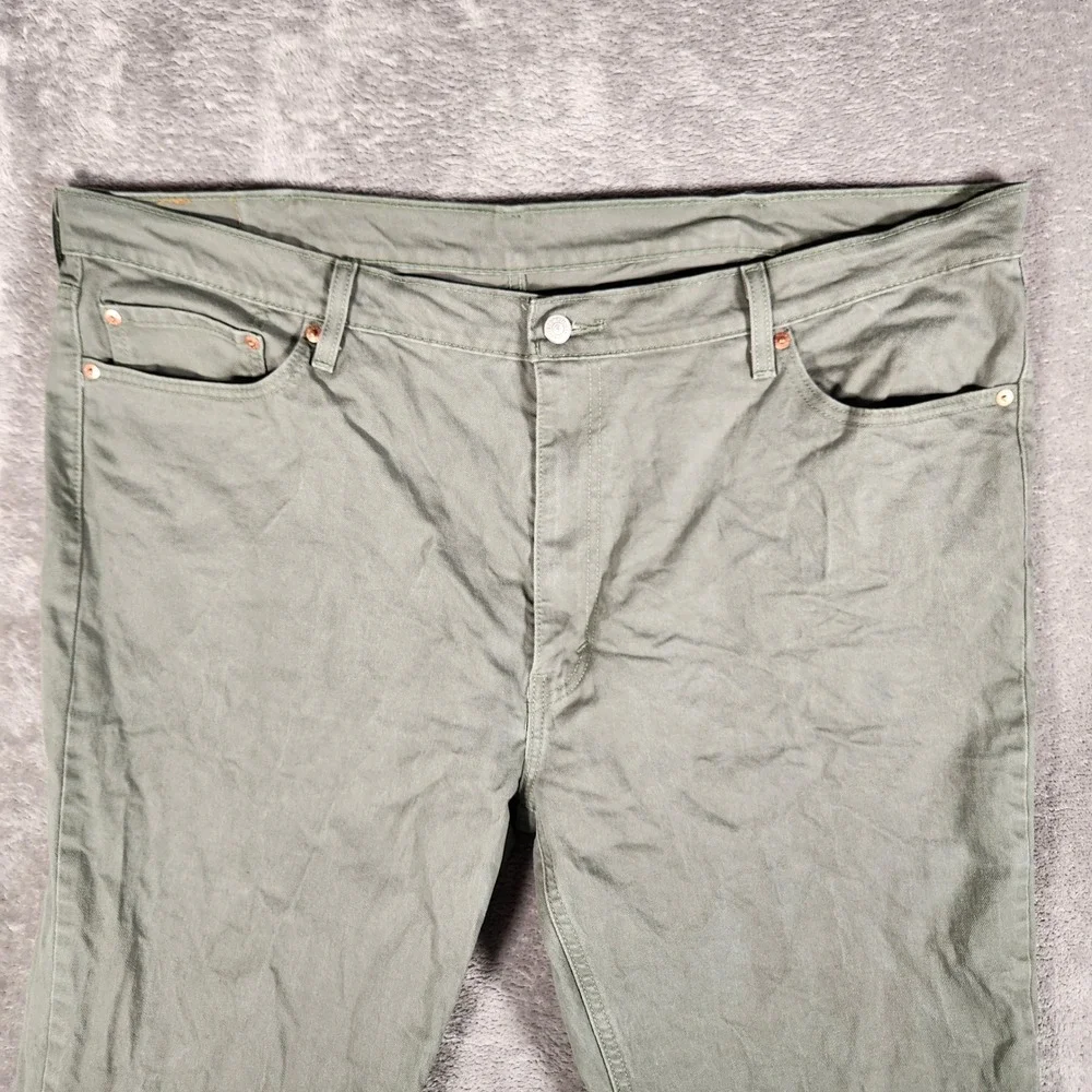 Levi's 541 Athletic Taper Pants‎ Mens 44x32 Olive Green Excellent Stretch 18181